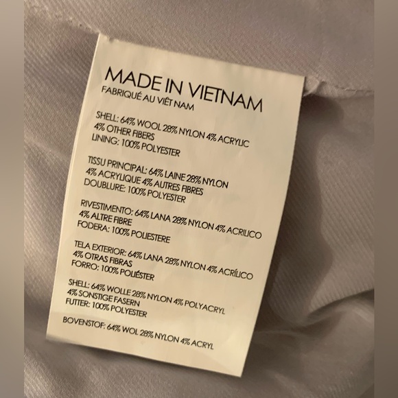 Club Monaco Grey Wool Vest (SP) - Picture 8 of 8